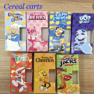 Cereal carts.